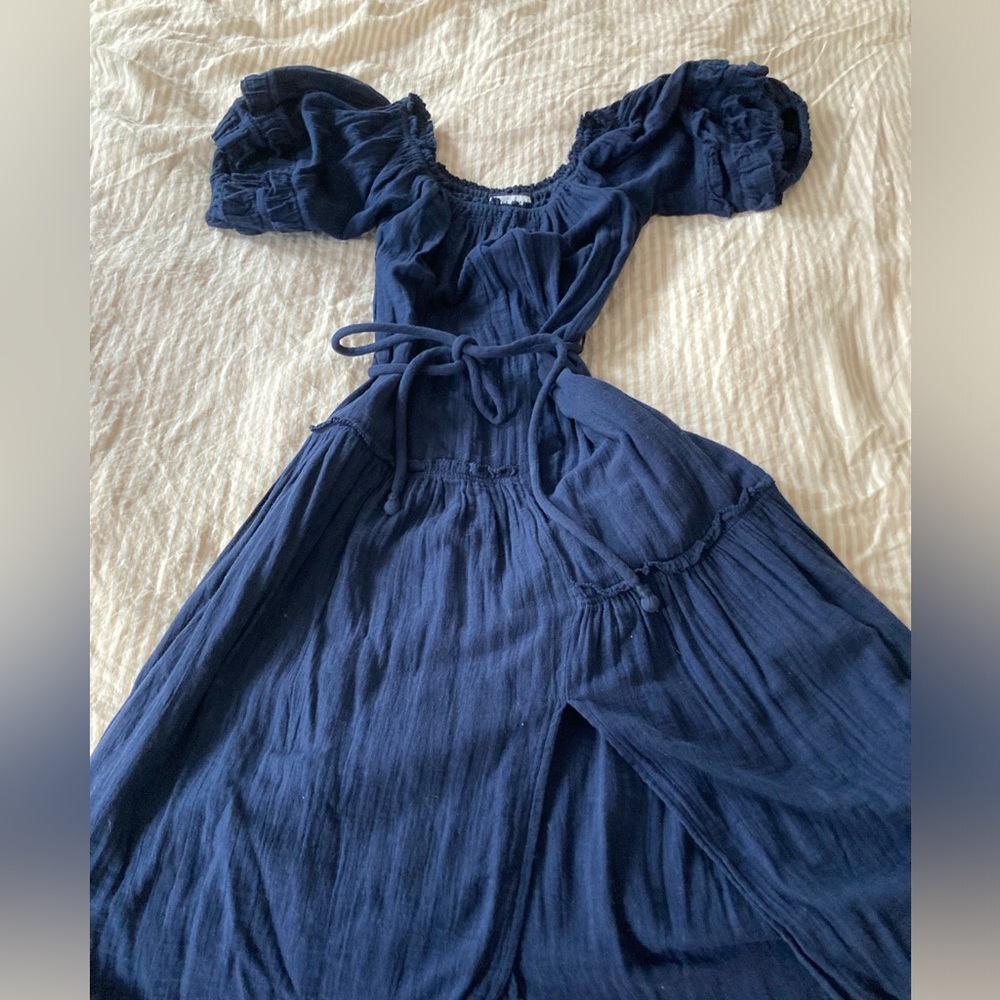 Apiece Apart Sandrine dress in Navy